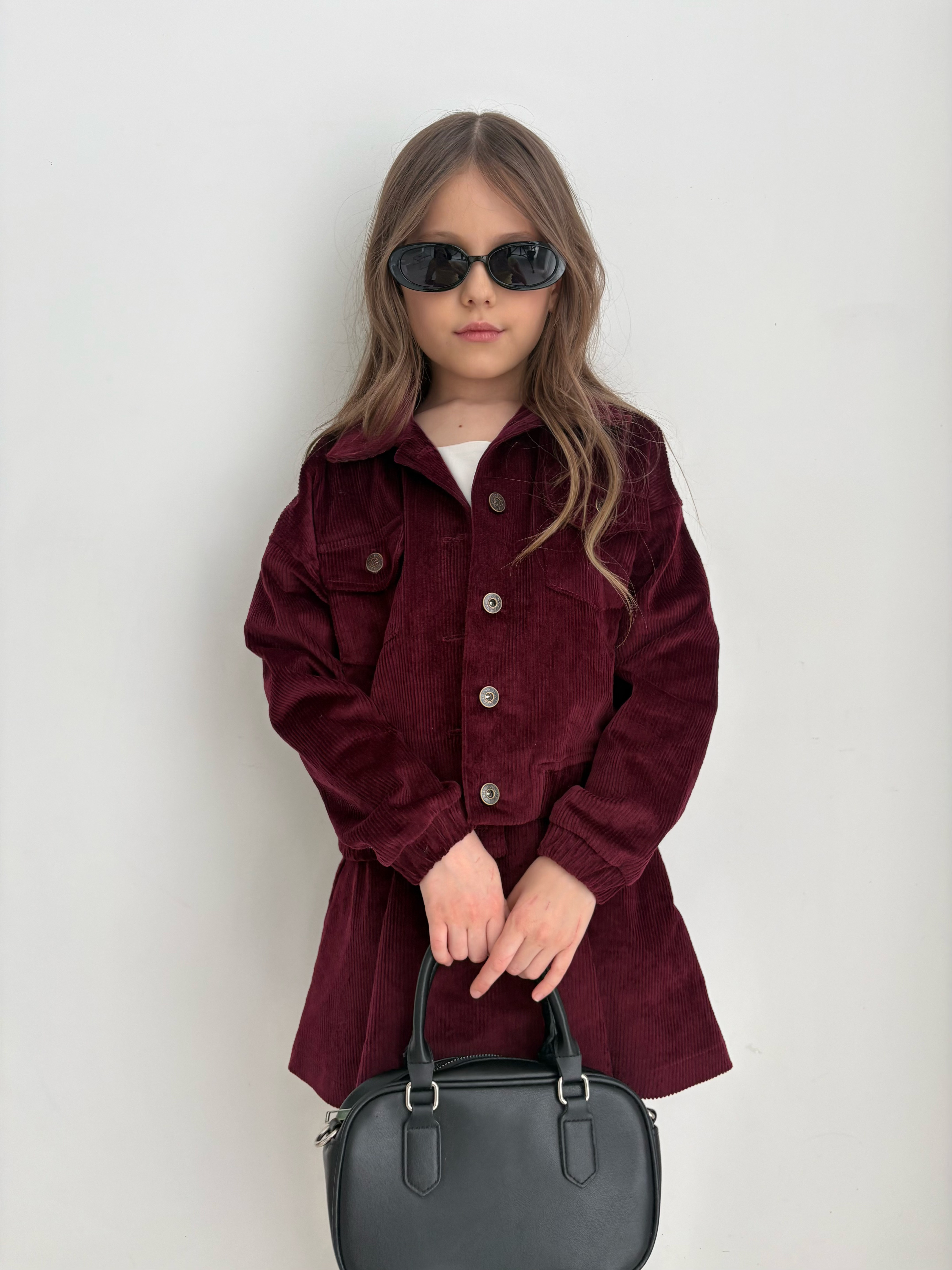 Костюм Velvet бургунді 